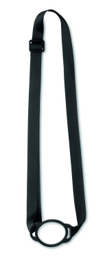 Logo trade promotional merchandise photo of: Lanyard with cup holder 6cm