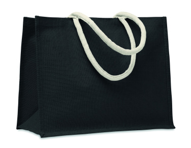 Logo trade promotional gifts picture of: Jute bag with cotton handle