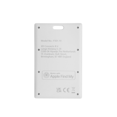 Logo trade business gifts image of: Findcard RCS recycled plastic item finder card