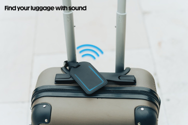 Logo trade promotional products image of: Globetrack RCSrPolyester luggage tag with worldwide locating