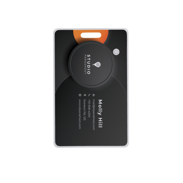 Logotrade promotional product image of: Findit RCS rplastic ultra-thin finder card rechargeable