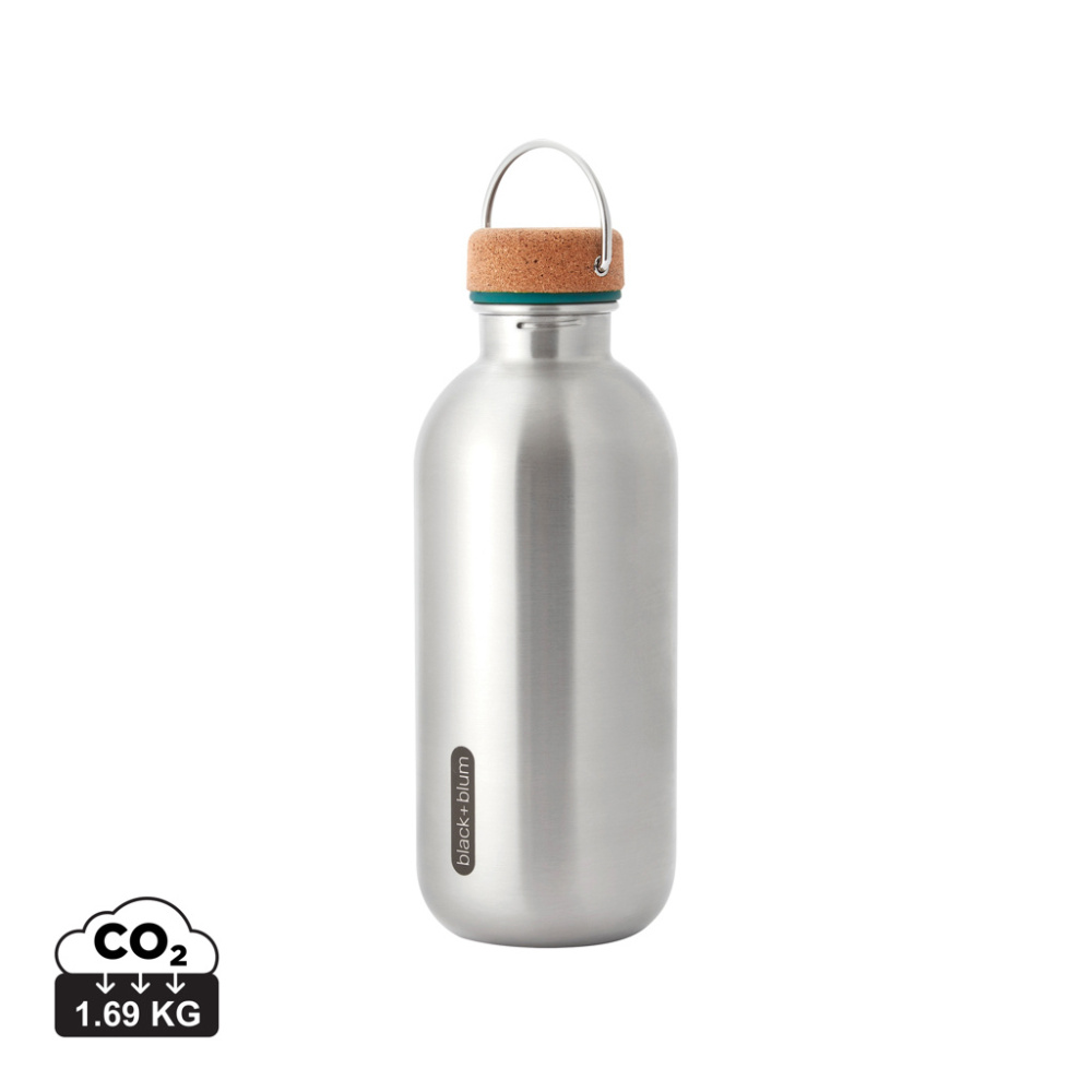 Logo trade corporate gifts picture of: Black+Blum Steel Water Bottle 600ml