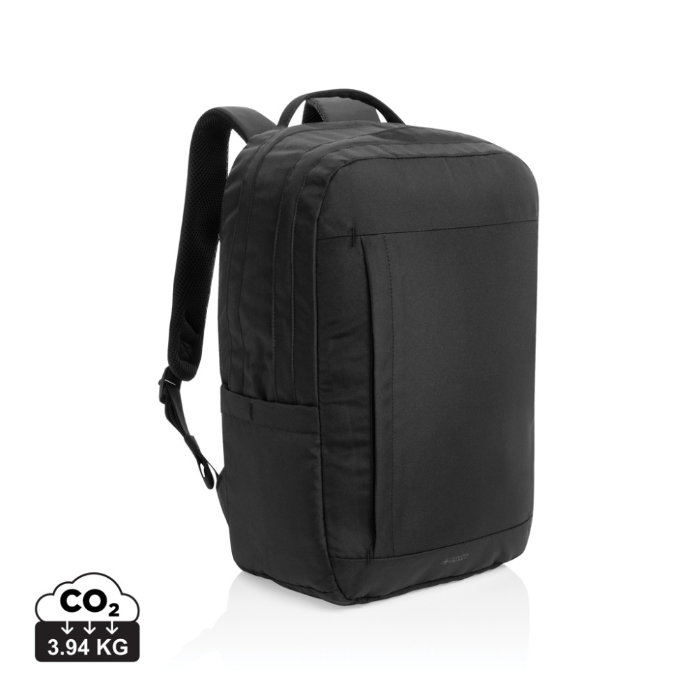 Logotrade corporate gifts photo of: SP Aware™ RPET Edin 100% recycled 15.6 inch laptop backpack