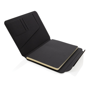 Logo trade promotional gifts picture of: Teri AWARE™ RPET and walnut A5 portfolio