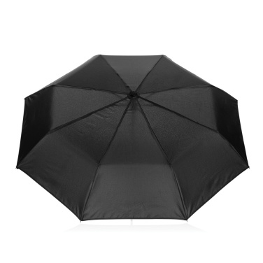 Logo trade corporate gifts picture of: Swiss Peak Vito Aware™ RPET 21 inch auto open/close umbrella