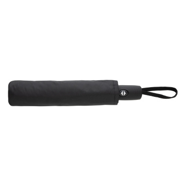 Logo trade promotional merchandise photo of: Swiss Peak Vito Aware™ RPET 21 inch auto open/close umbrella