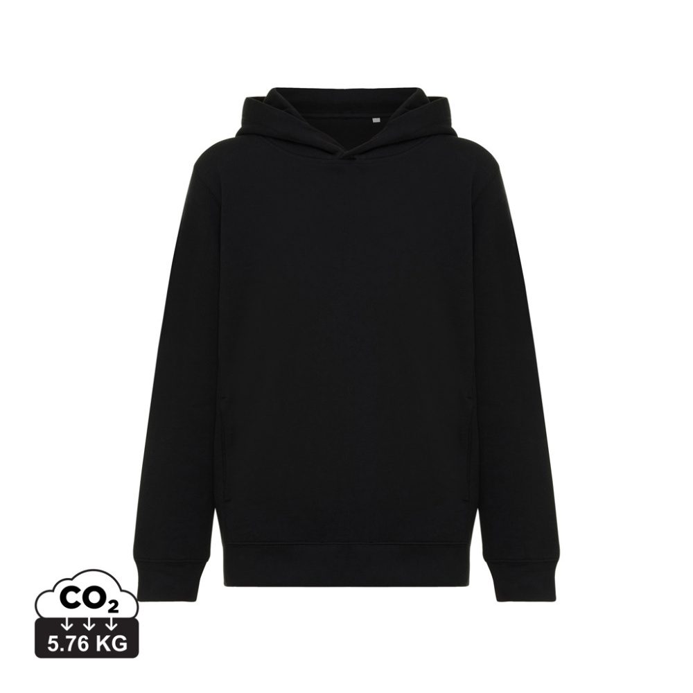 Logotrade corporate gift picture of: Iqoniq Yengo kids recycled cotton hoodie with sidepockets