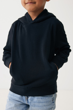 Logotrade promotional item image of: Iqoniq Yengo kids recycled cotton hoodie with sidepockets