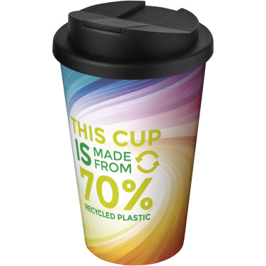 Logo trade business gifts image of: Brite-Americano® Eco 350 ml spill-proof insulated tumbler