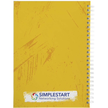 Logo trade promotional gifts image of: Desk-Mate® A5 hard cover journal