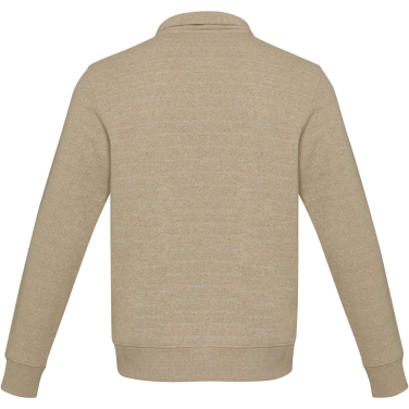 Logo trade promotional item photo of: Tin unisex Aware™ recycled quarter zip sweater