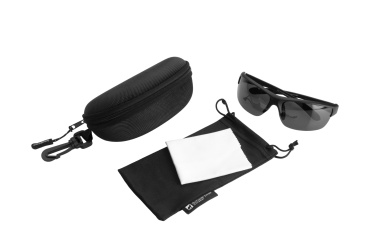 Logo trade promotional gifts picture of: Polarized sunglasses MANASLU Schwarzwolf