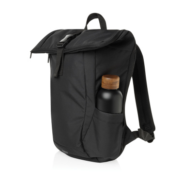 Logotrade promotional product picture of: Swiss Peak Aware™ RPET Leonard 15.6 inch laptop backpack