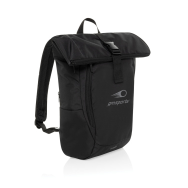 Logotrade advertising product picture of: Swiss Peak Aware™ RPET Leonard 15.6 inch laptop backpack