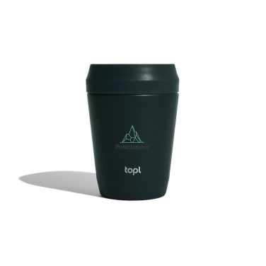 Logo trade promotional items image of: Topl Recycled Steel To Go Tumbler Patented 360 Lid 235ml