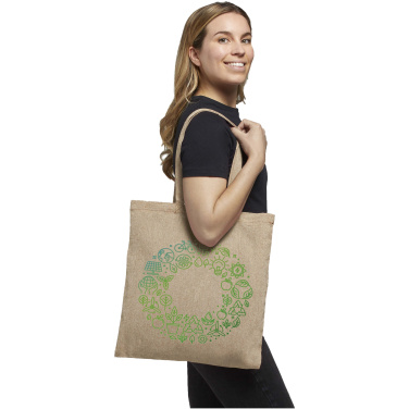 Logo trade promotional giveaway photo of: Pheebs 150 g/m² recycled tote bag 7L