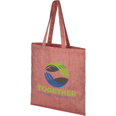 Logo trade corporate gifts image of: Pheebs 150 g/m² recycled tote bag 7L