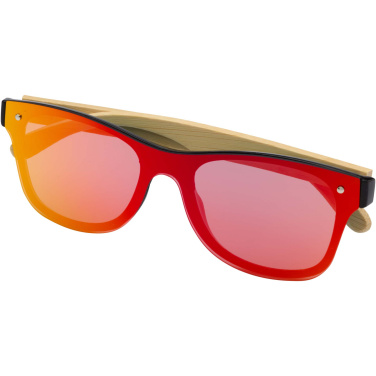 Logo trade corporate gifts picture of: Tan sunglasses with bamboo temples
