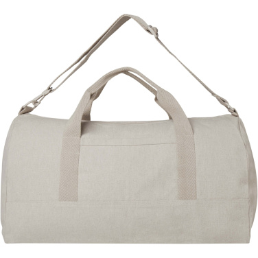 Logo trade promotional gifts image of: Porter 500 g/m² Aware™ recycled duffel bag 50L
