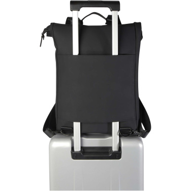 Logo trade advertising product photo of: Turner 15.6" GRS recycled roll-top laptop backpack 12L