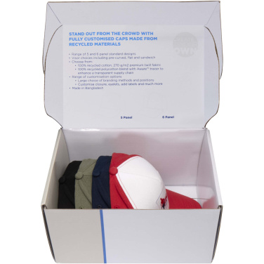 Logotrade promotional gift image of: Recycled caps sample box