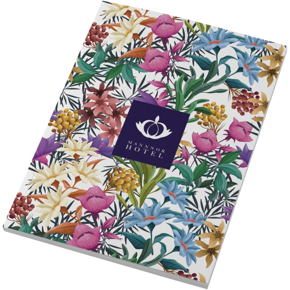 Logotrade promotional merchandise photo of: Novella Austen A5 soft cover notebook - 50 sheets