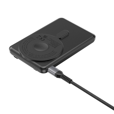 Logo trade promotional gift photo of: Urban Vitamin Redwood 5in1 5000mah 20W PD magnetic powerbank