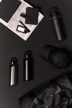 Logo trade corporate gift photo of: Baltimore trek RCS recycled SS bottle 600 ML