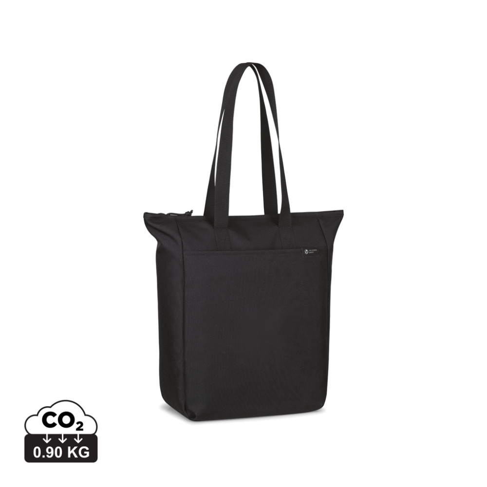 Logo trade business gifts image of: Renew AWARE™ rPET Zippered Tote