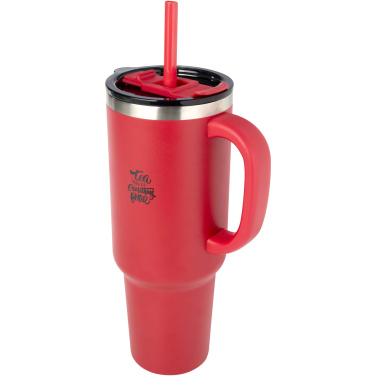 Logotrade corporate gift picture of: Sydney 1200 ml copper vacuum insulated tumbler with straw