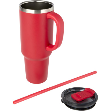 Logotrade promotional giveaway image of: Sydney 1200 ml copper vacuum insulated tumbler with straw