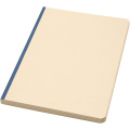 Liliana A5 sugarcane and RPET soft cover notebook, Ocean blue