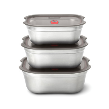 Logo trade promotional merchandise photo of: Black+Blum Mealprep Box 3pcs Set Small, Medium, Large