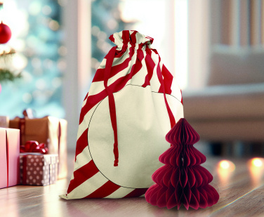 Logotrade corporate gift image of: Large Santa cotton bag