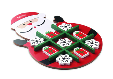 Logo trade promotional gifts picture of: Christmas wooden tic tac toe