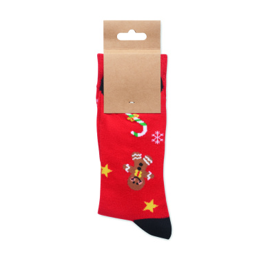 Logotrade business gift image of: Pair of Christmas socks M