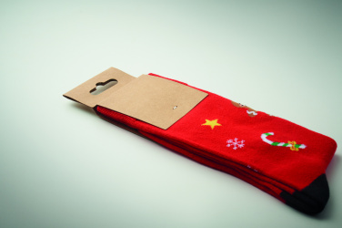 Logotrade promotional merchandise photo of: Pair of Christmas socks L