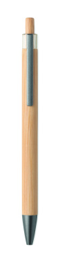 Logo trade promotional items picture of: Push button bamboo pen