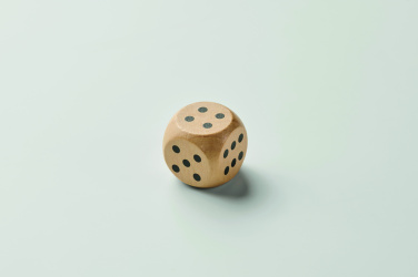 Logotrade advertising product picture of: Schima wooden dice 3cm dia