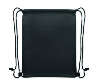Logo trade promotional products image of: Drawstring bag in 600D RPET