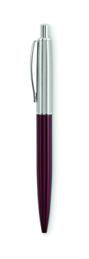 Logo trade advertising products image of: Push button pen in box