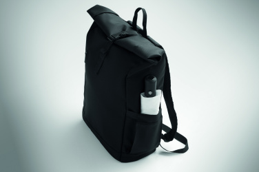 Logotrade promotional gifts photo of: Rolltop laptop rucksack 600D