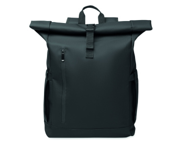 Logotrade promotional products photo of: Rolltop laptop rucksack 600D