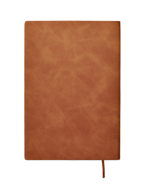 Logo trade promotional gifts picture of: A5 notebook in smokey PU
