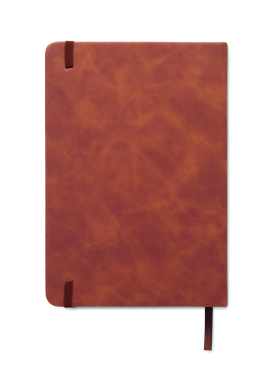 Logotrade promotional giveaway image of: A5 smokey PU notebook