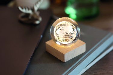 Logo trade promotional gifts image of: LED globe glass ball
