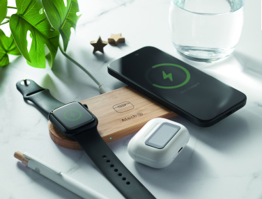 Logotrade promotional item image of: 3 in 1 15W wireless charger