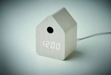 Logotrade advertising product picture of: MDF cuckoo alarm clock