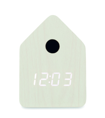 Logo trade advertising product photo of: MDF cuckoo alarm clock