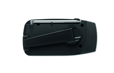 Logo trade promotional merchandise picture of: Portable radio SOS with LED torch